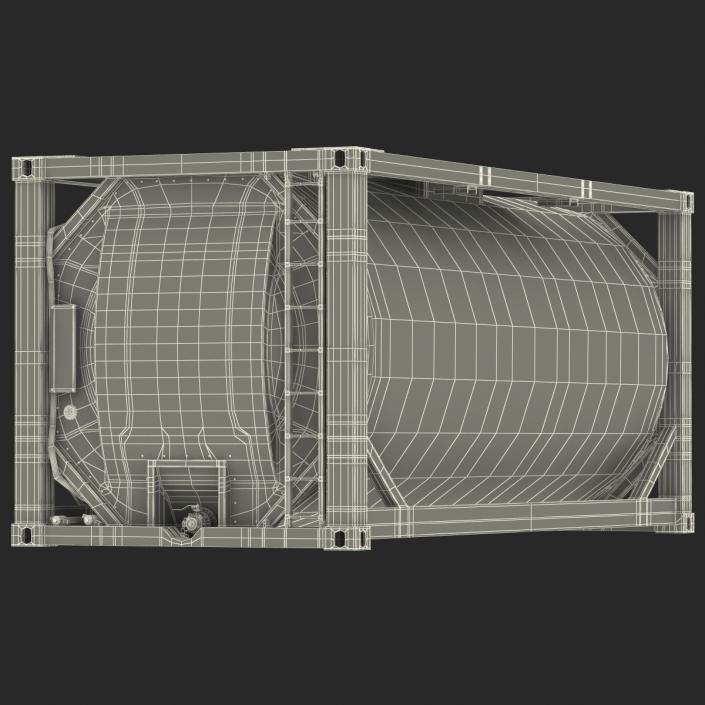 3D ISO Tank Container Generic