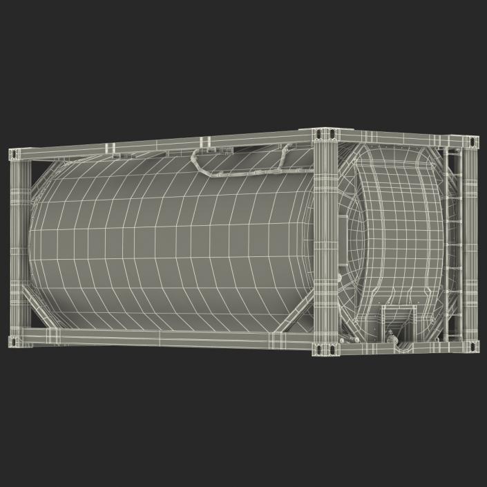 3D ISO Tank Container Generic