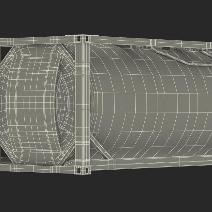 3D ISO Tank Container Generic