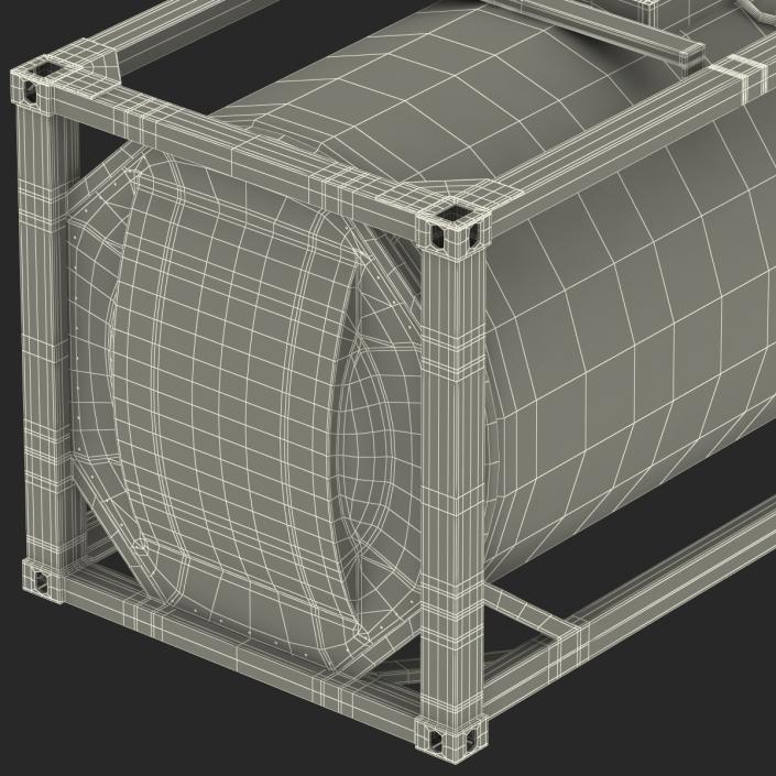 3D ISO Tank Container Generic