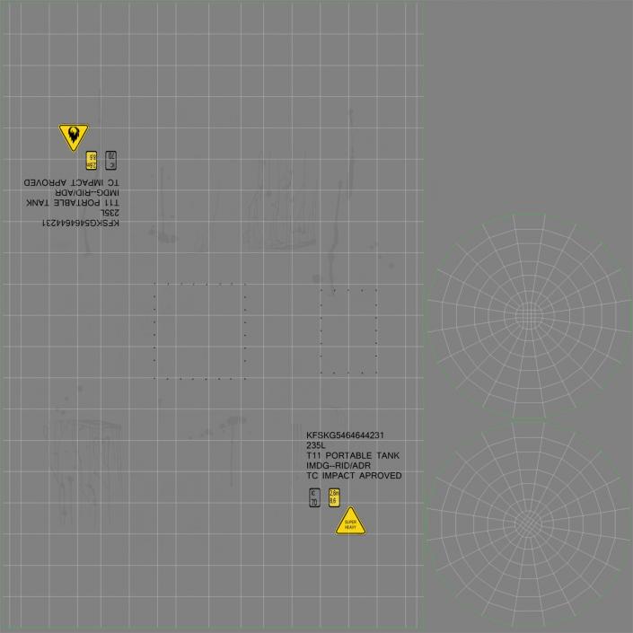 3D ISO Tank Container Generic