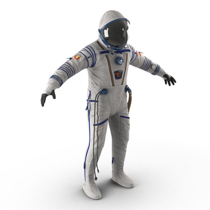 3D model Russian Space Suit Sokol KV2 Rigged