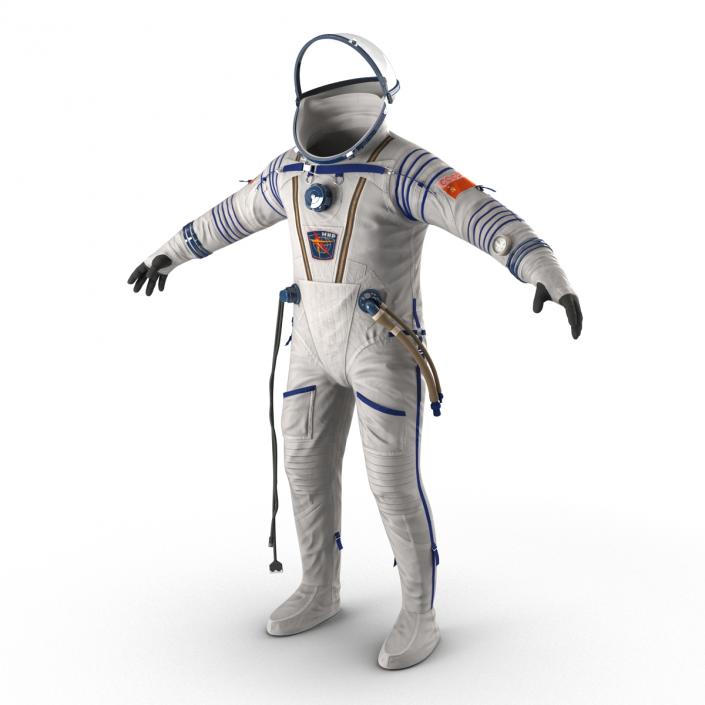 3D model Russian Space Suit Sokol KV2 Rigged