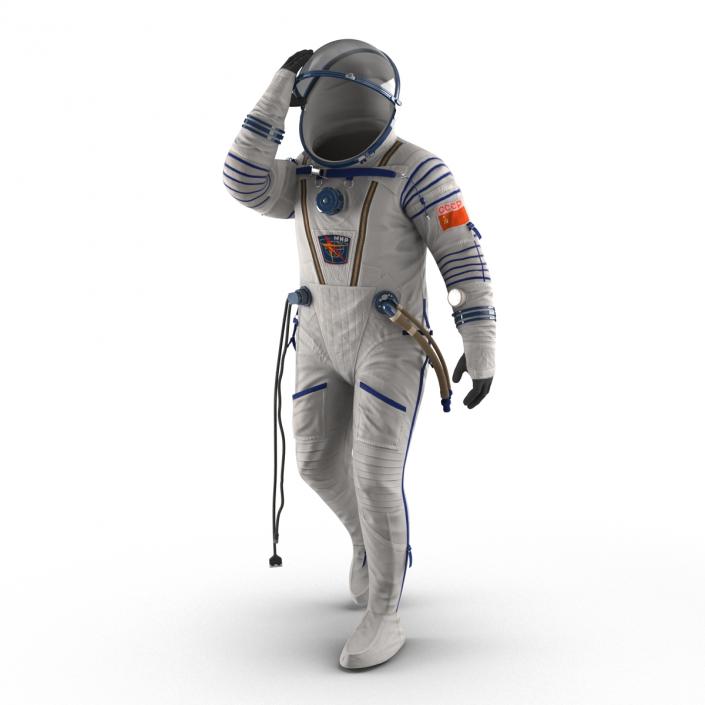 3D model Russian Space Suit Sokol KV2 Rigged