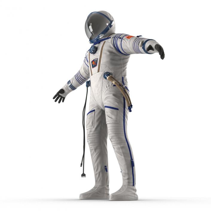 3D model Russian Space Suit Sokol KV2 Rigged