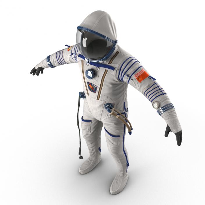 3D model Russian Space Suit Sokol KV2 Rigged