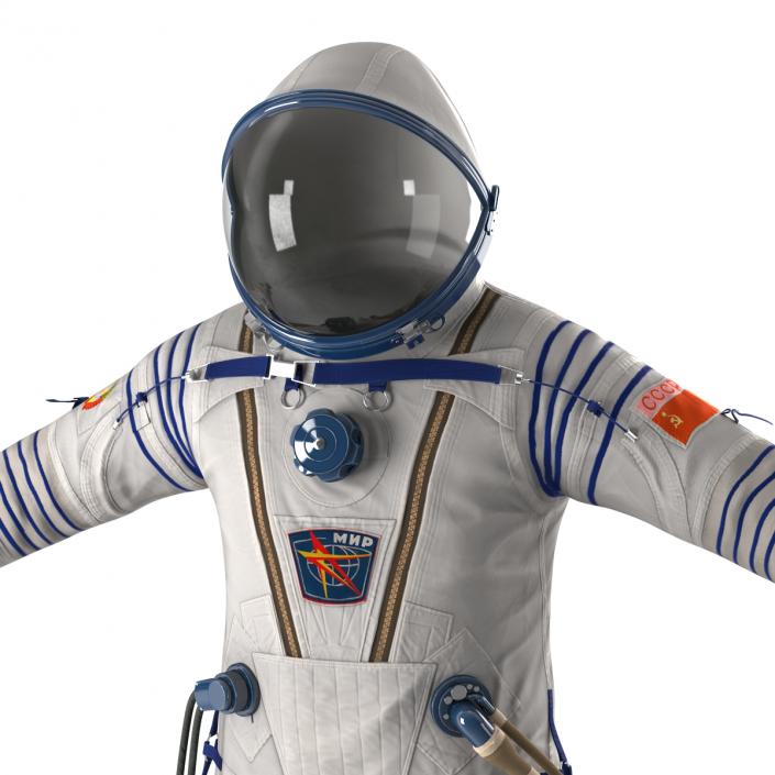 3D model Russian Space Suit Sokol KV2 Rigged