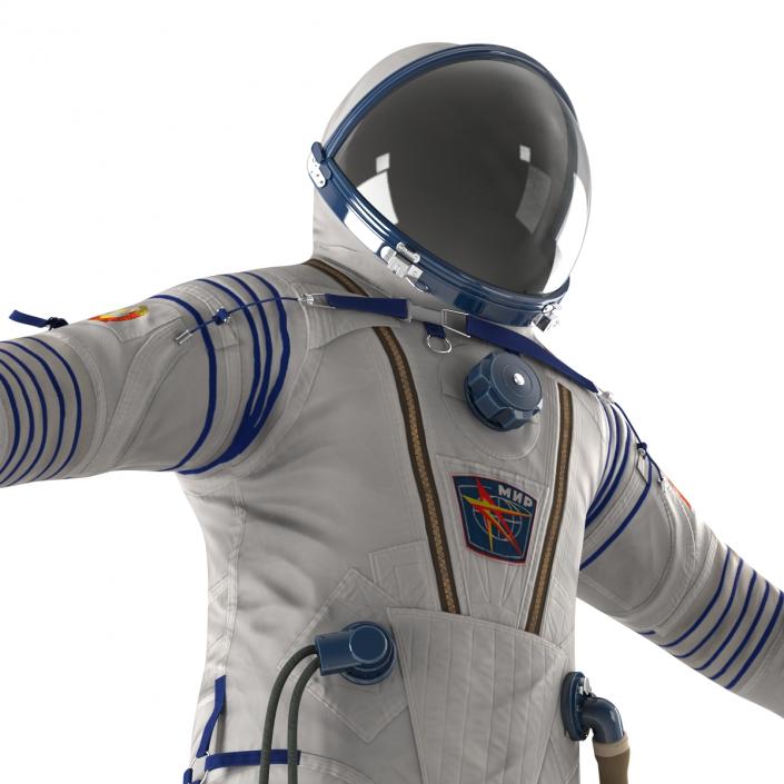 3D model Russian Space Suit Sokol KV2 Rigged