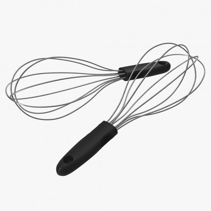 3D Balloon Whisk model