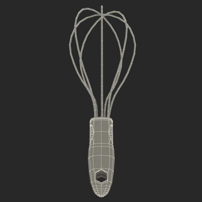 3D Balloon Whisk model