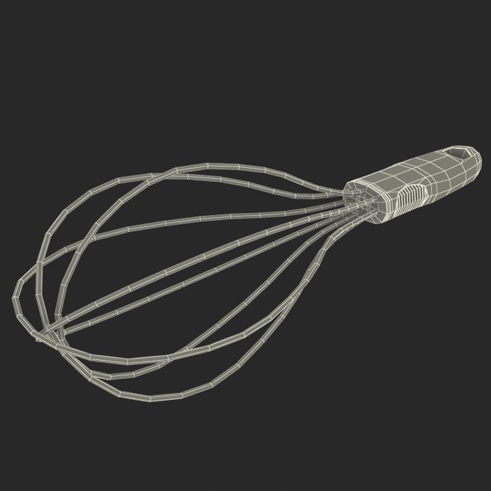 3D Balloon Whisk model