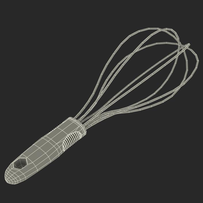 3D Balloon Whisk model