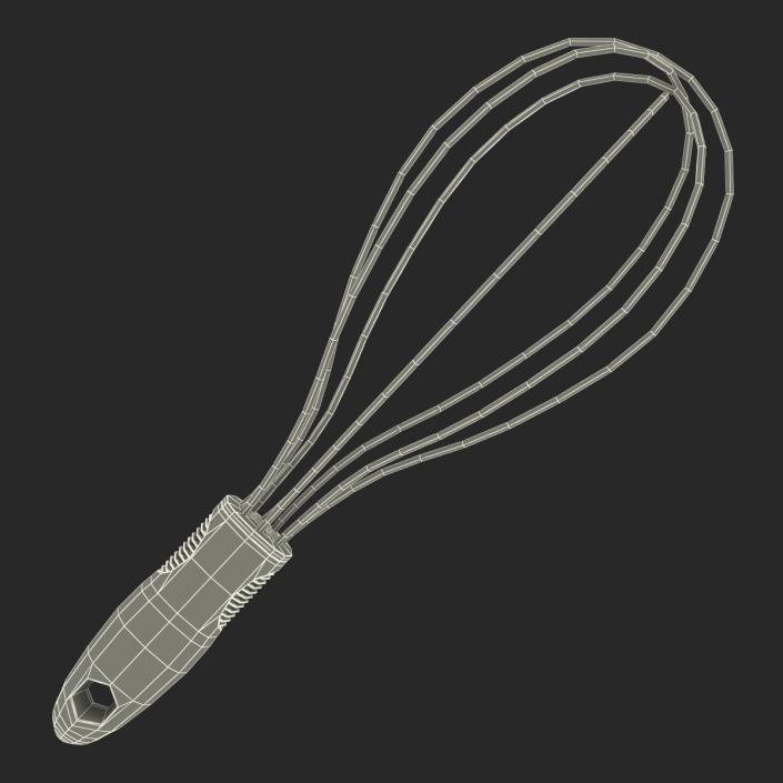 3D Balloon Whisk model