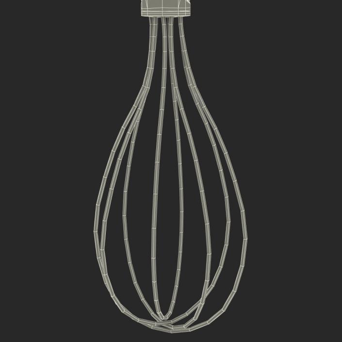 3D Balloon Whisk model