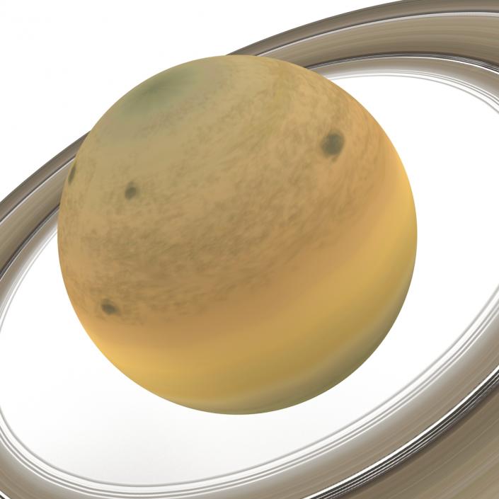 3D Planet Saturn model