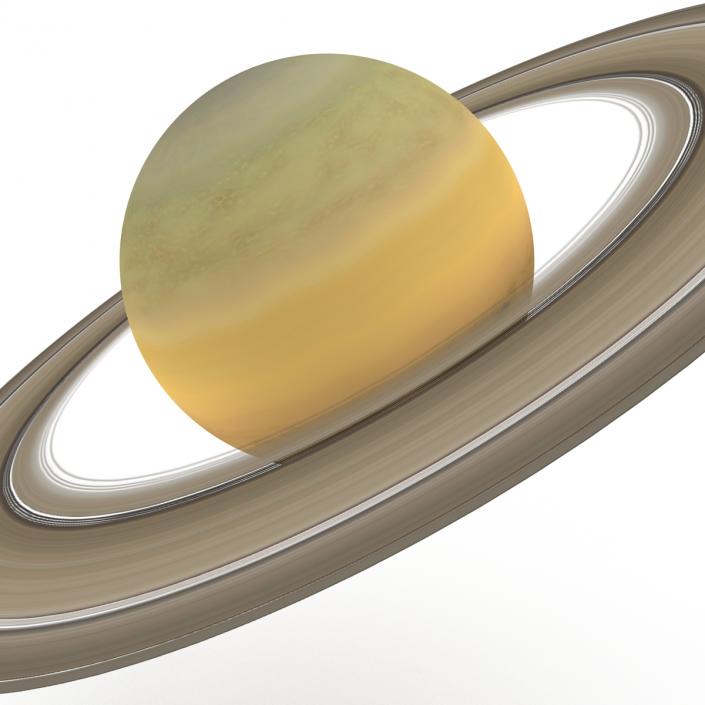 3D Planet Saturn model