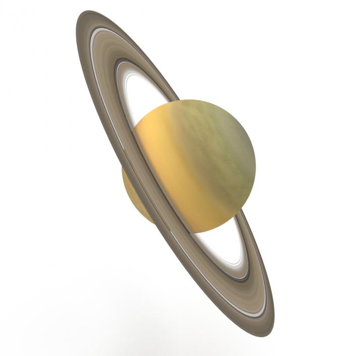 3D Planet Saturn model