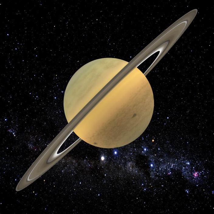 3D Planet Saturn model