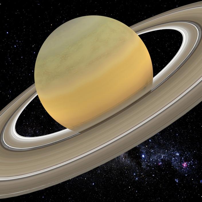 3D Planet Saturn model