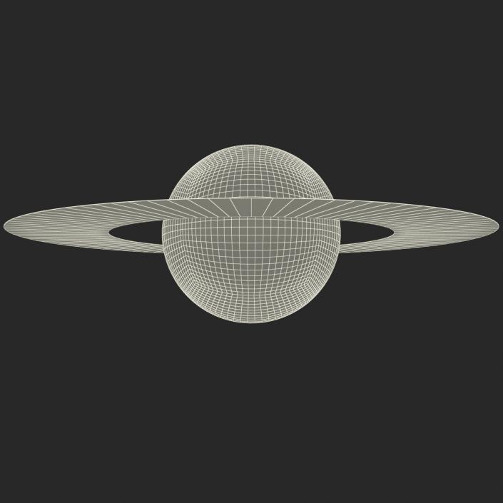 3D Planet Saturn model