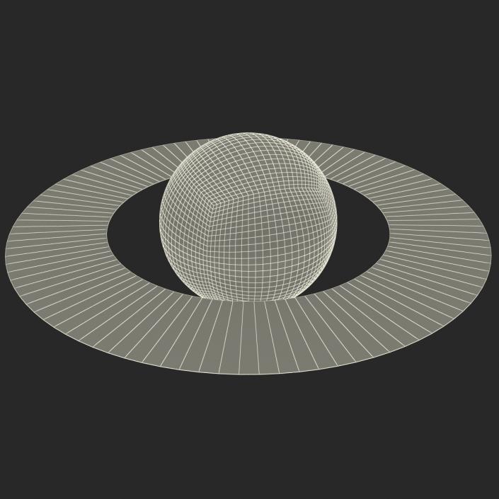 3D Planet Saturn model