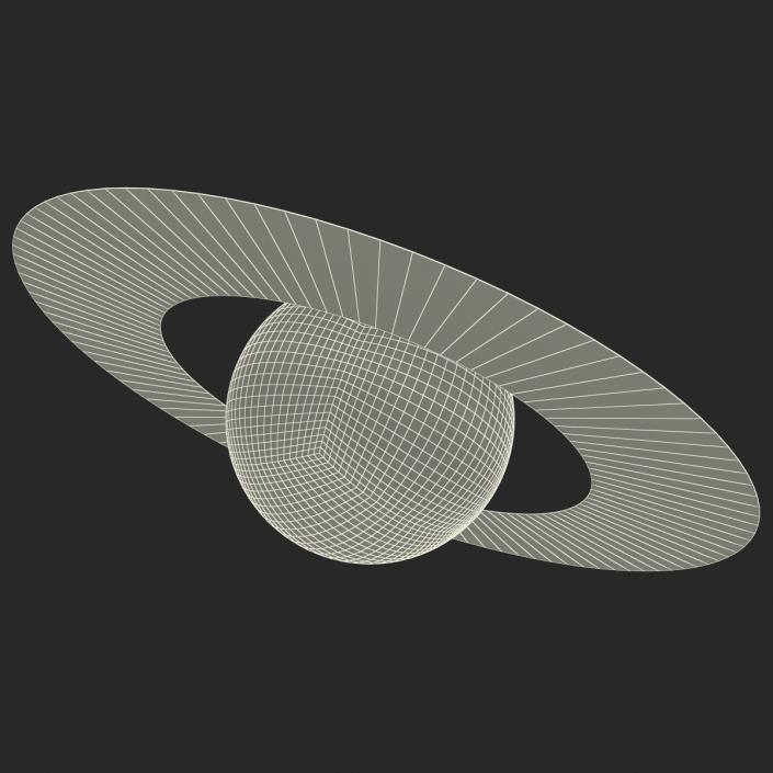 3D Planet Saturn model