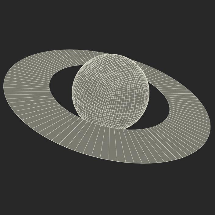 3D Planet Saturn model