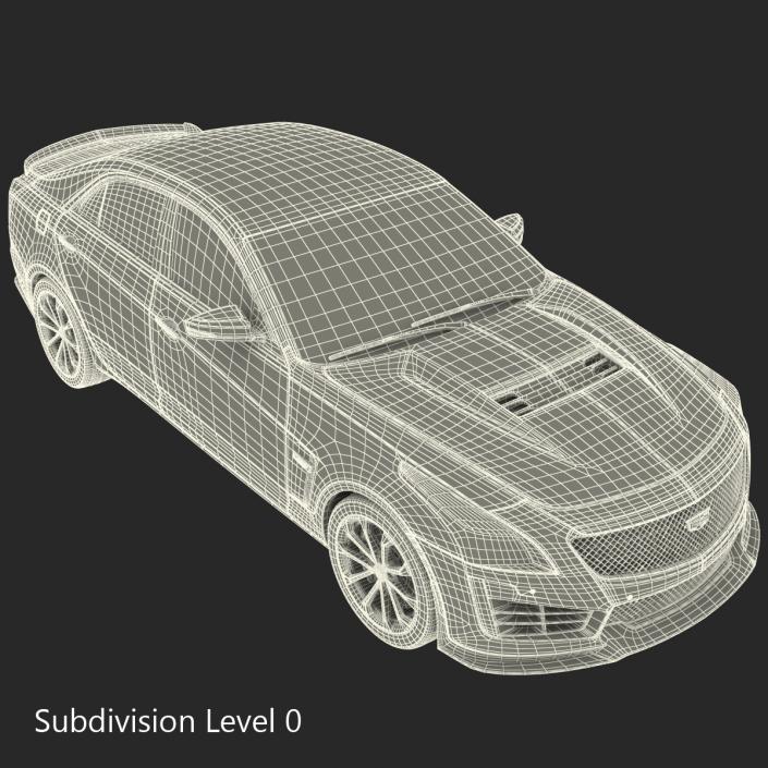 Cadillac CTS V 2016 3D model