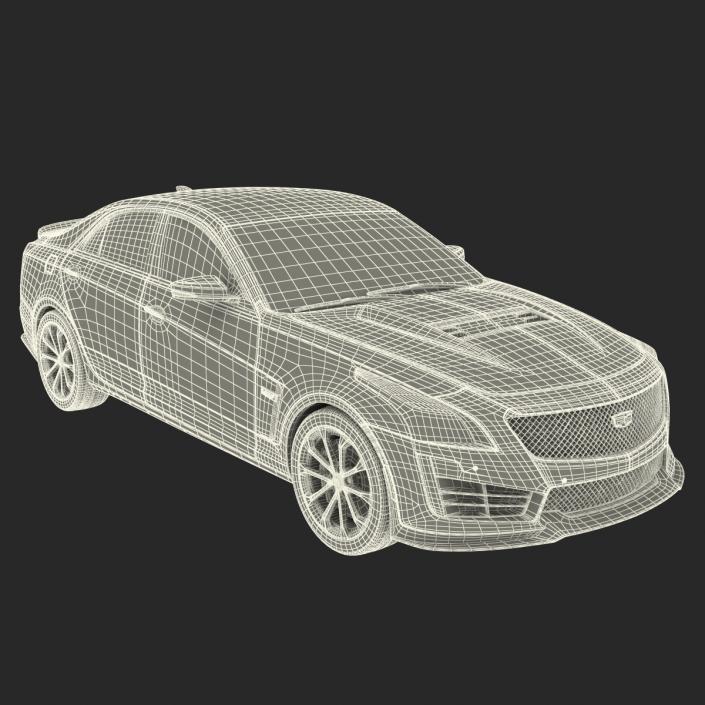 Cadillac CTS V 2016 3D model