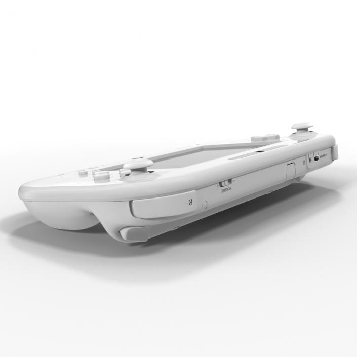 Nintendo Wii U Set White 3D model