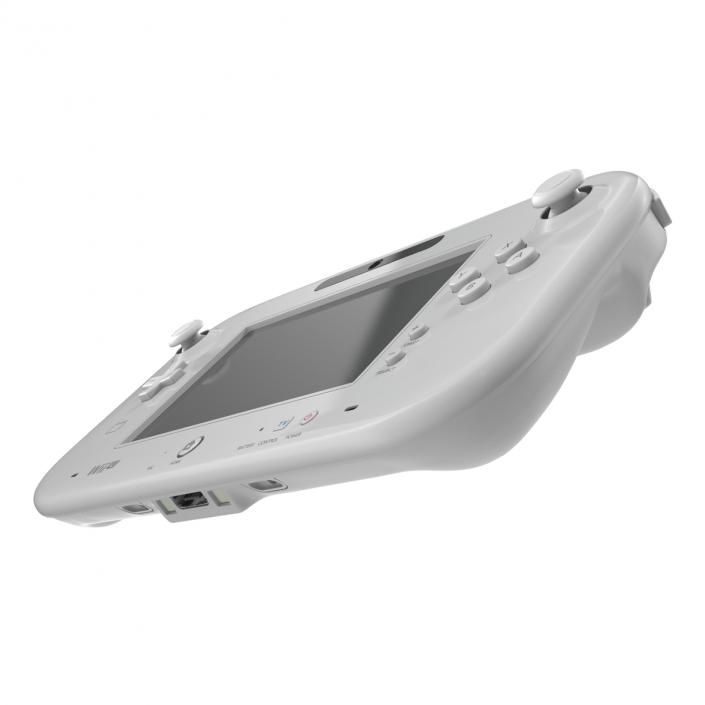 Nintendo Wii U Set White 3D model