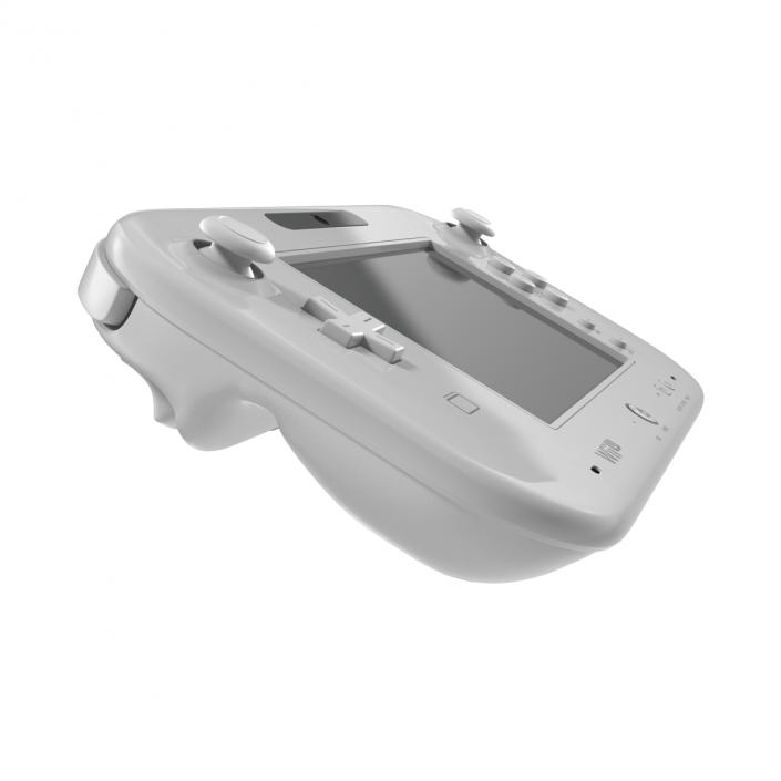 Nintendo Wii U Set White 3D model