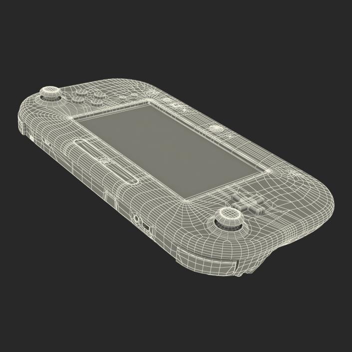 Nintendo Wii U Set White 3D model