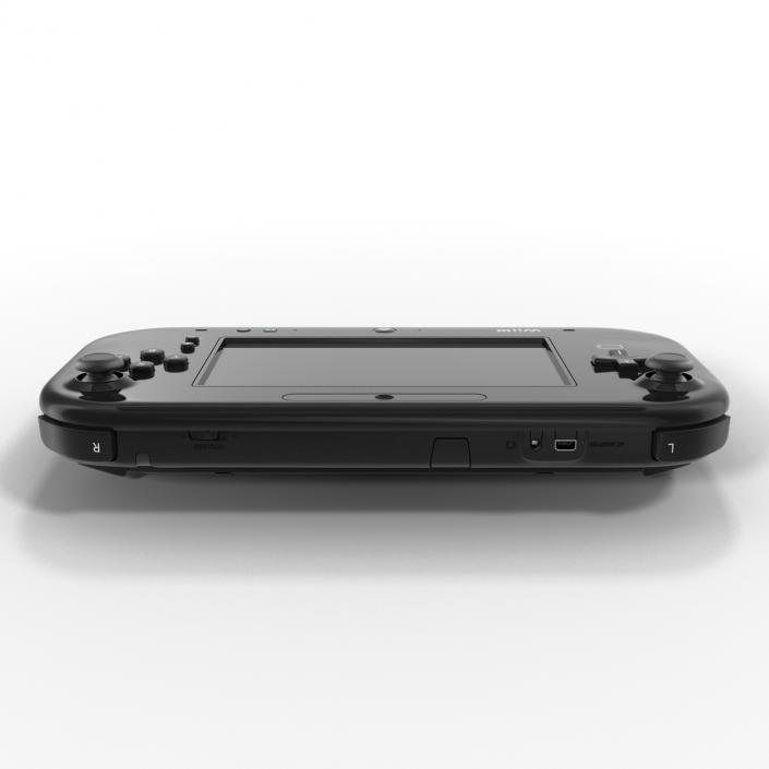 3D Nintendo Wii U Controller Black