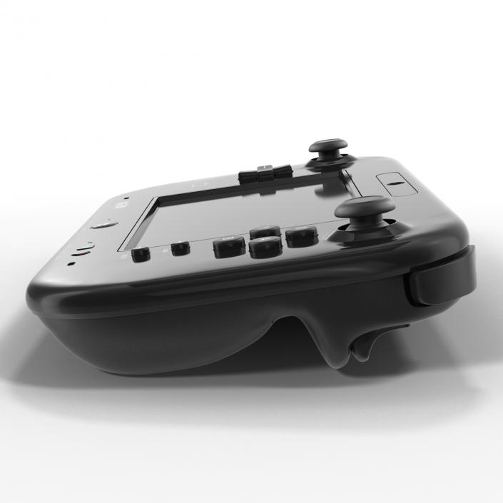 3D Nintendo Wii U Controller Black