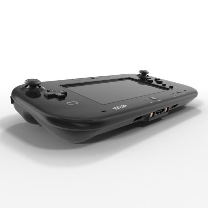 3D Nintendo Wii U Controller Black