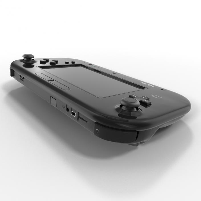 3D Nintendo Wii U Controller Black