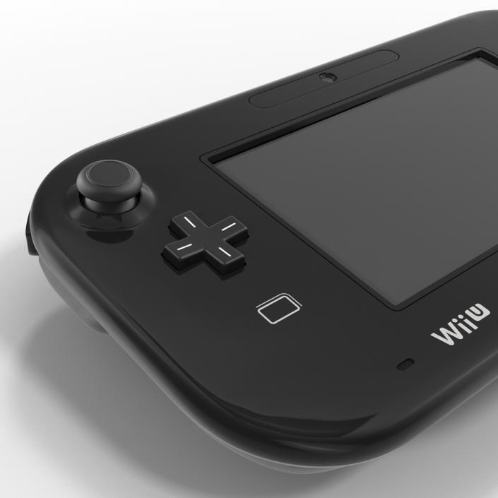 3D Nintendo Wii U Controller Black