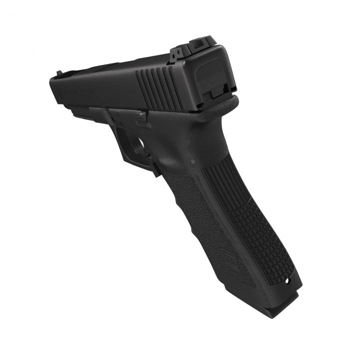 3D Competition Pistol Glock 34 Black model