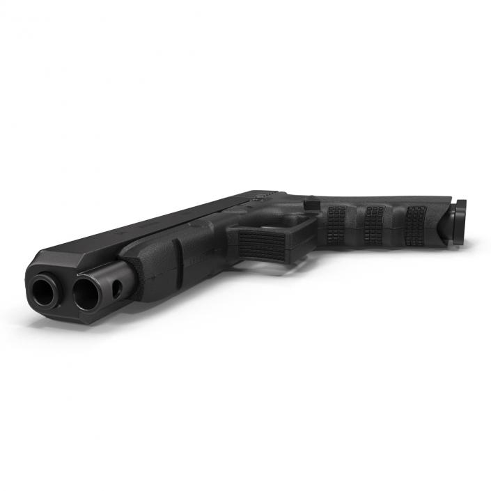 Generic Competition Pistol Black 3D