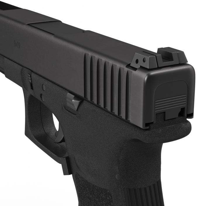 Generic Competition Pistol Black 3D