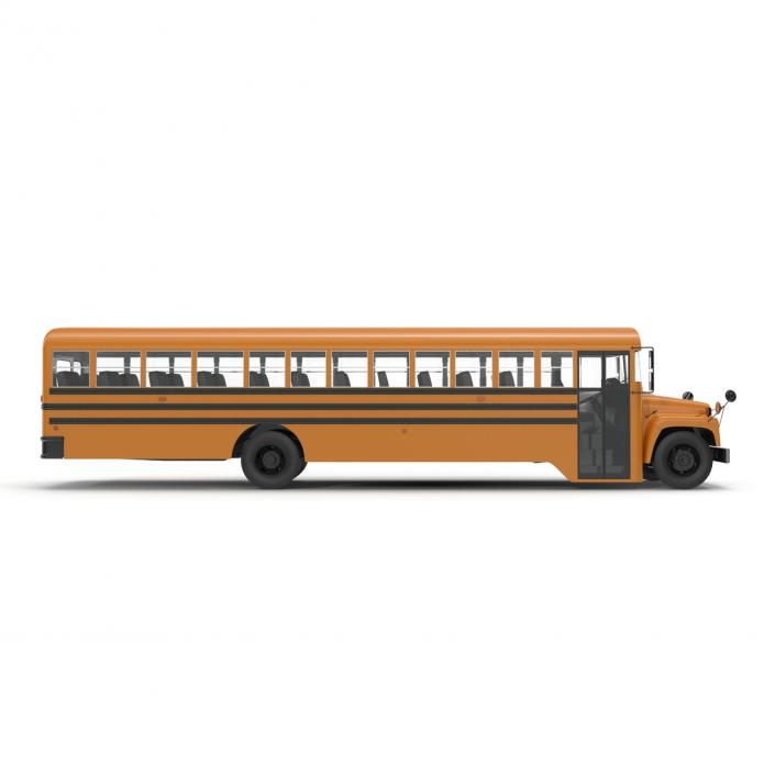 School Bus 3 Rigged 3D model