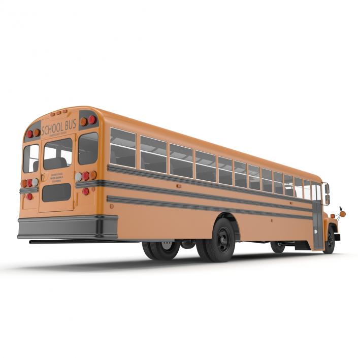 School Bus 3 Rigged 3D model