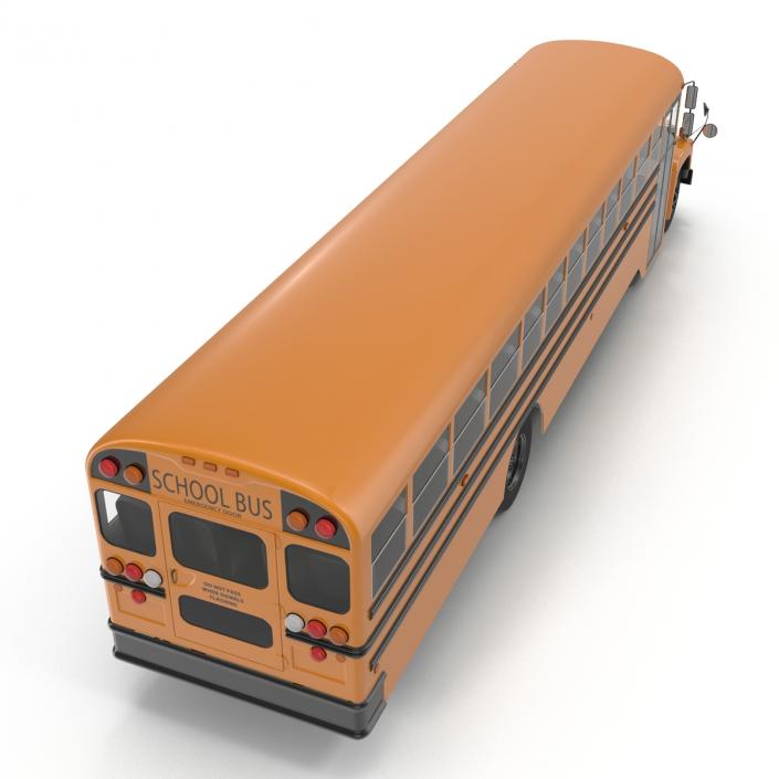 School Bus 3 Rigged 3D model