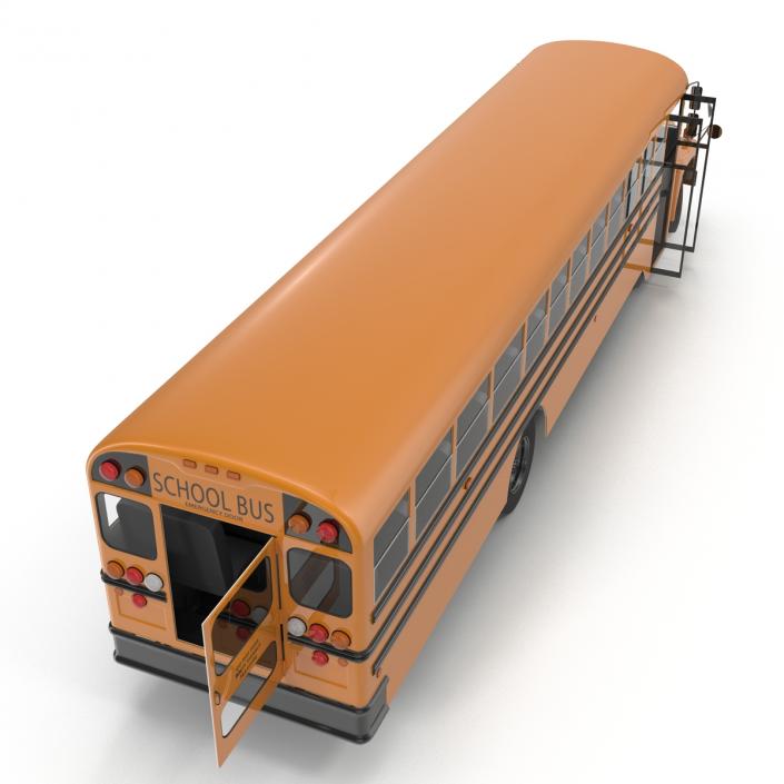 School Bus 3 Rigged 3D model