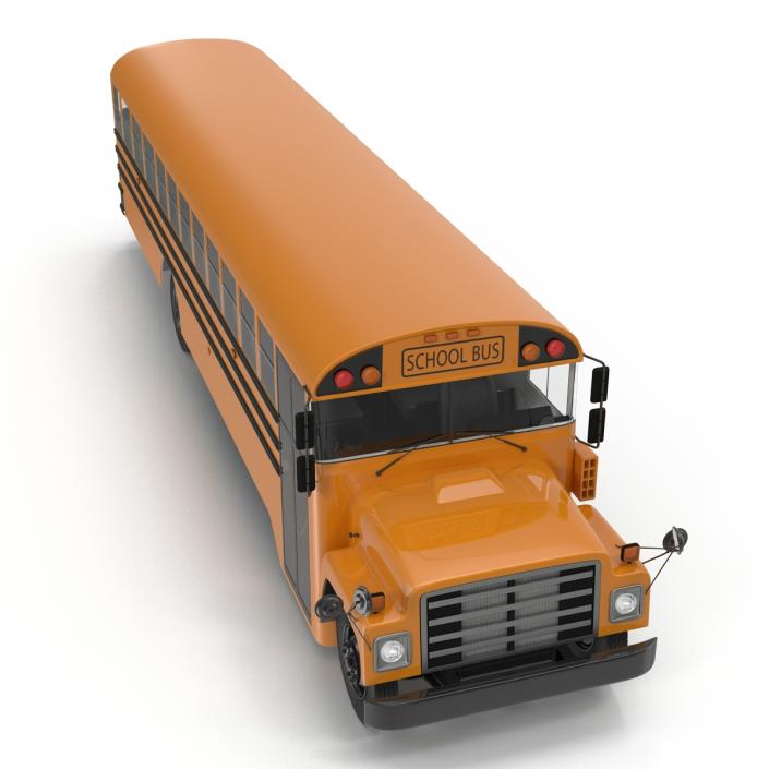 School Bus 3 Rigged 3D model