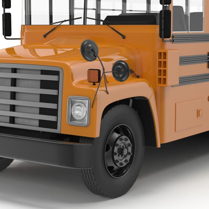 School Bus 3 Rigged 3D model