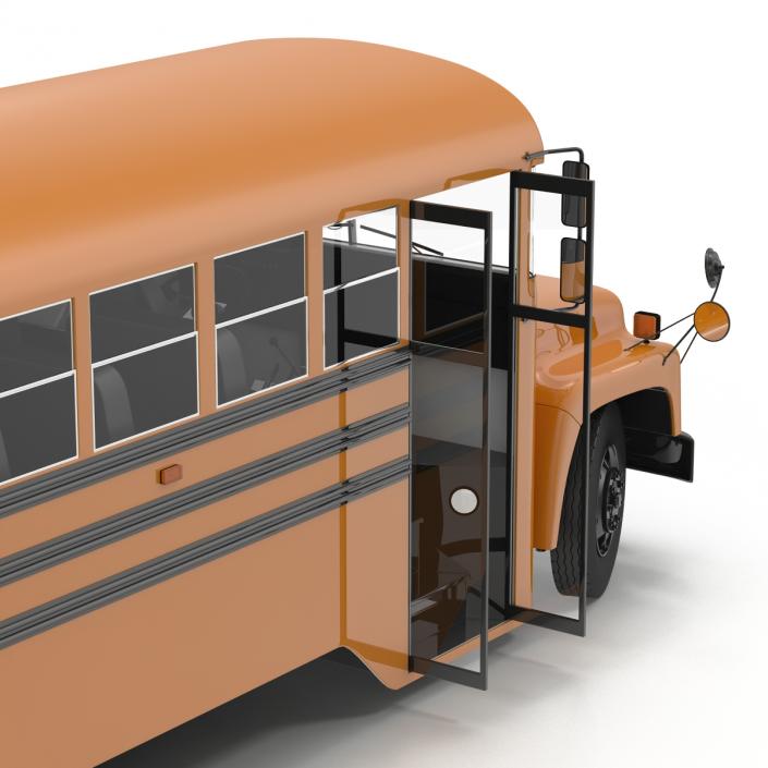 School Bus 3 Rigged 3D model