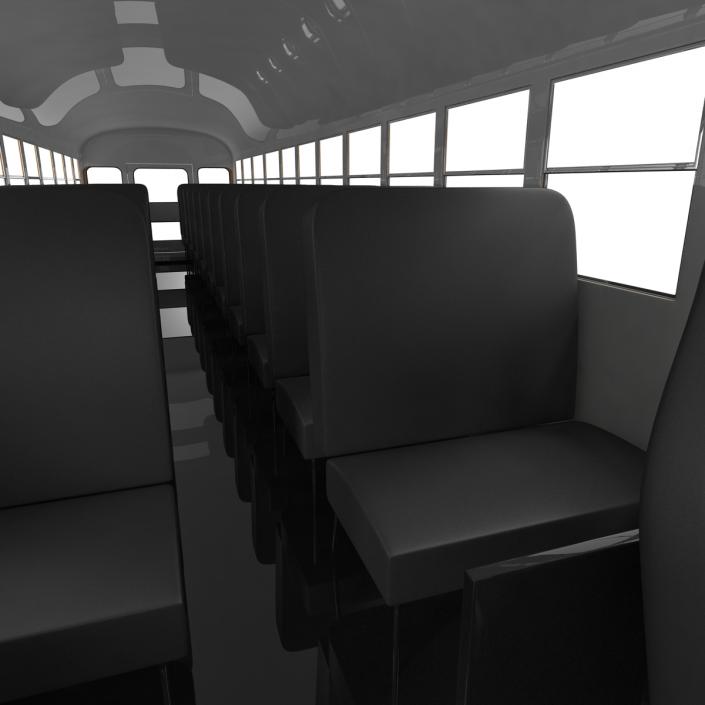 School Bus 3 Rigged 3D model