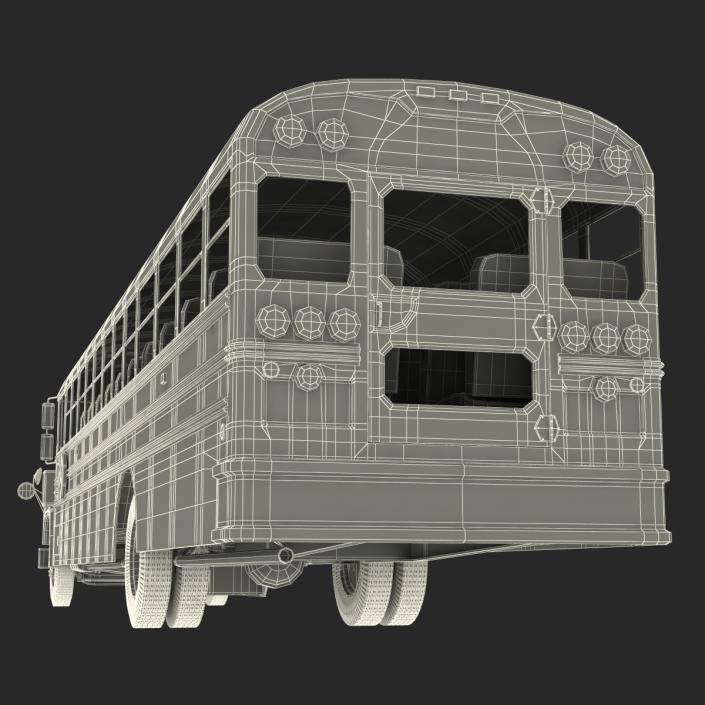 School Bus 3 Rigged 3D model